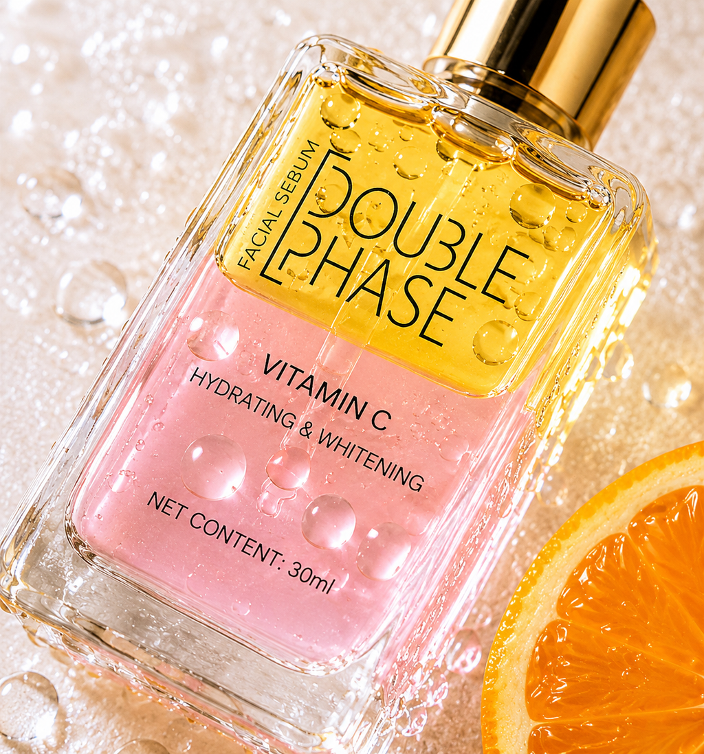DOUBLE PHASE Vitamin C Facial Serum & Oil | Brightening & Hydrating | 30ml