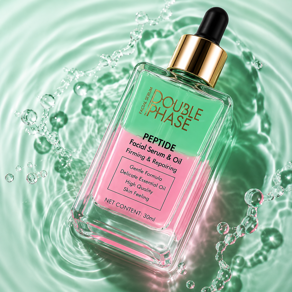 DOUBLE PHASE Peptide Facial Serum & Oil | Firming & Hydrating | 30ml