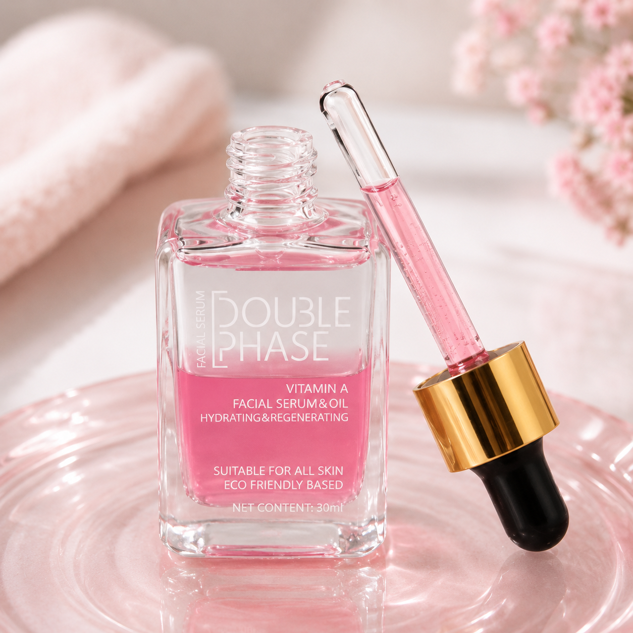 DOUBLE PHASE Vitamin A Facial Serum & Oil | Hydrating & Regenerating | 30ml