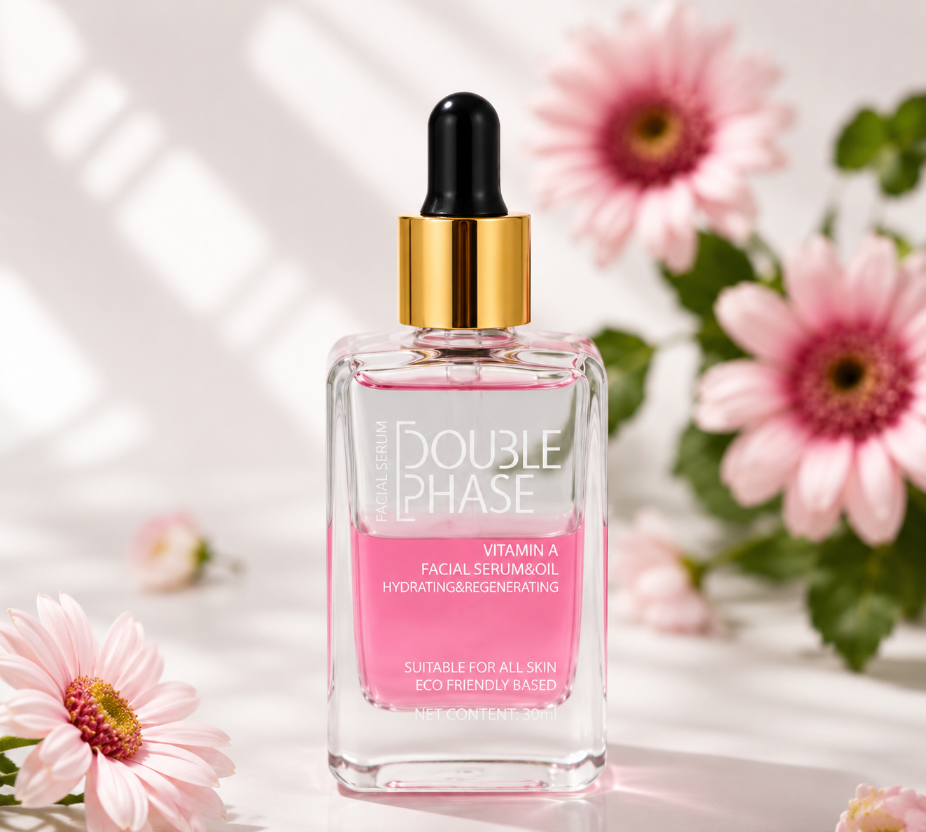 DOUBLE PHASE Vitamin A Facial Serum & Oil | Hydrating & Regenerating | 30ml