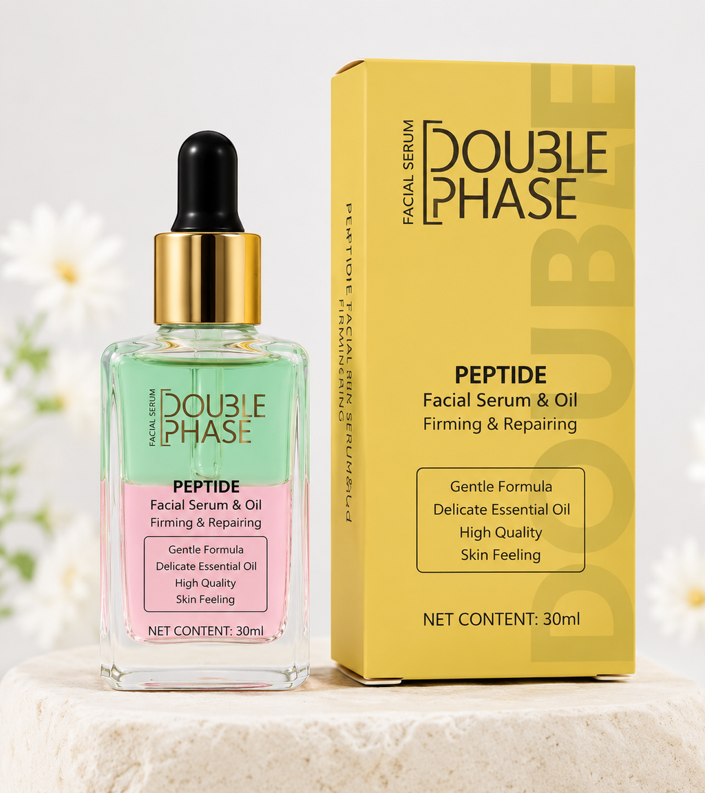 DOUBLE PHASE Peptide Facial Serum & Oil | Firming & Hydrating | 30ml
