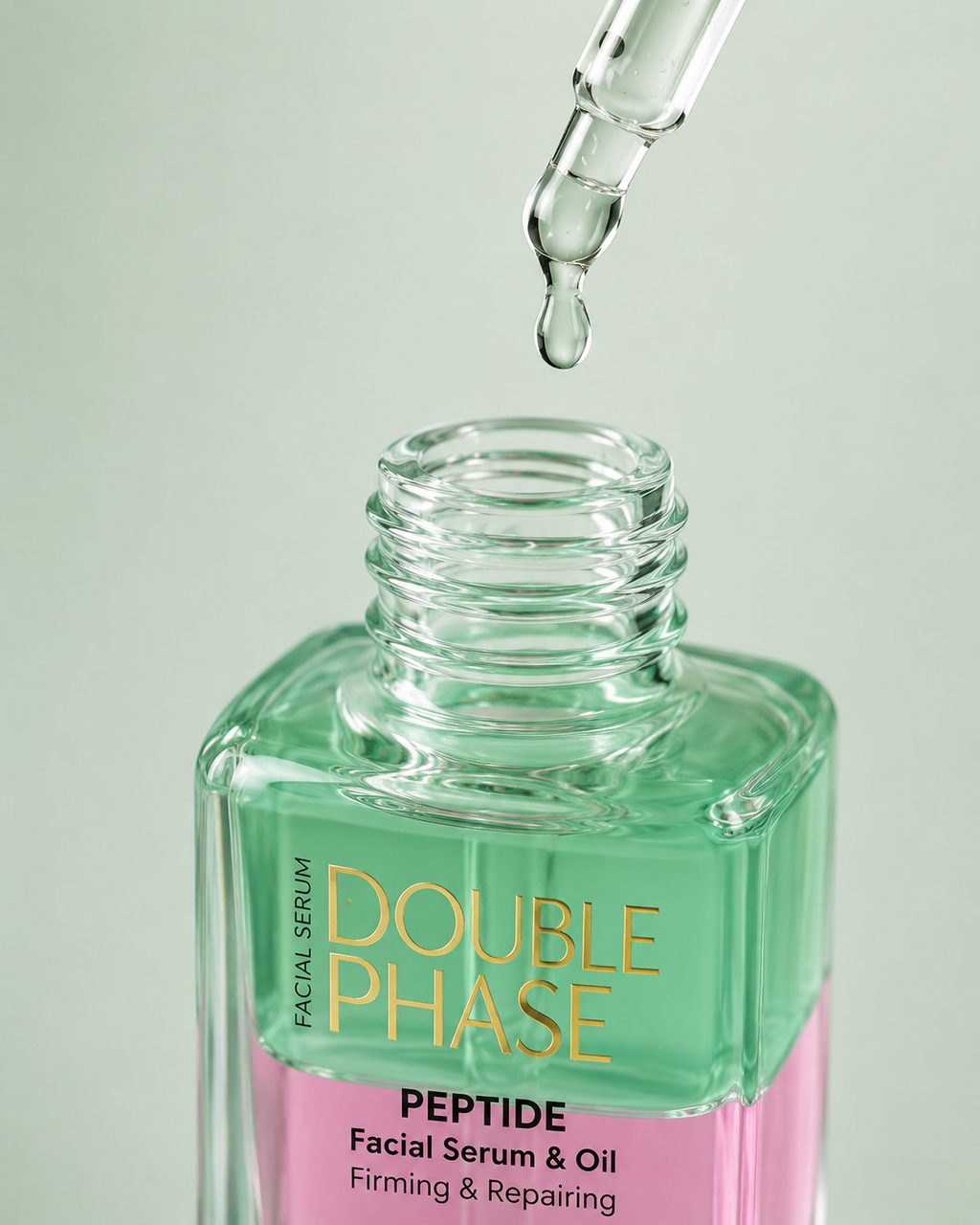 DOUBLE PHASE Peptide Facial Serum & Oil | Firming & Hydrating | 30ml