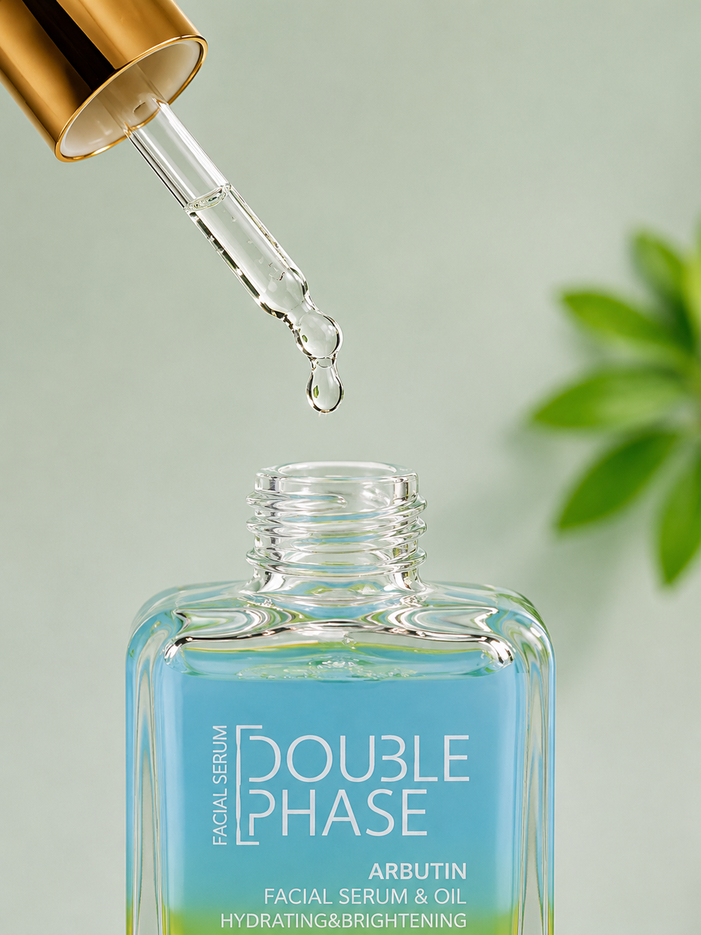 DOUBLE PHASE Arbutin Facial Serum & Oil | Brightening & Hydrating | 30ml