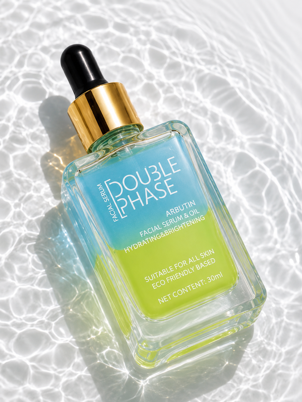 DOUBLE PHASE Arbutin Facial Serum & Oil | Brightening & Hydrating | 30ml
